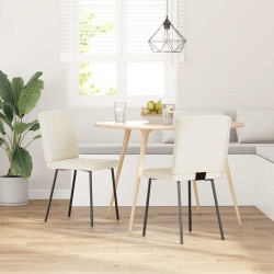 Sonata H Трапезни столове, 2 бр, кремави, кадифе - Scaune de dining