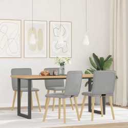 Sonata H Трапезни столове, 4 бр, облачно сиви, текстил - Scaune de dining