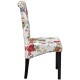 Sonata Scaune de bucătărie, 6 buc., multicolor, material textil