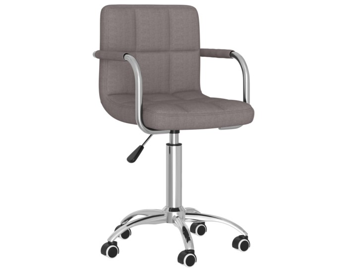 Sonata Scaun de bucătărie pivotant, gri taupe, material textil