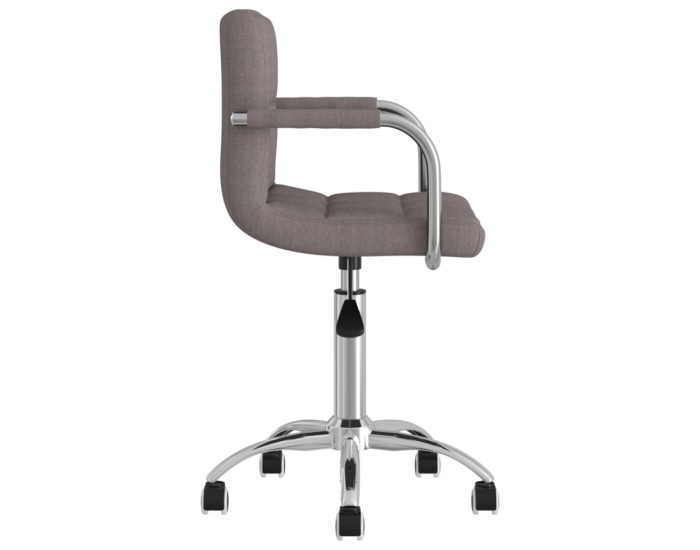 Sonata Scaun de bucătărie pivotant, gri taupe, material textil