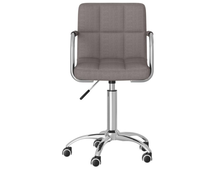 Sonata Scaun de bucătărie pivotant, gri taupe, material textil