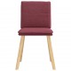 Sonata H Трапезни столове, 6 бр, виненочервени, плат