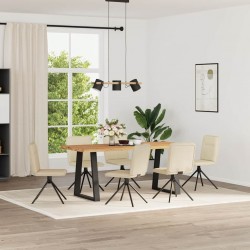 Sonata H Трапезни столове, 6 бр, кремави, плат - Scaune de dining