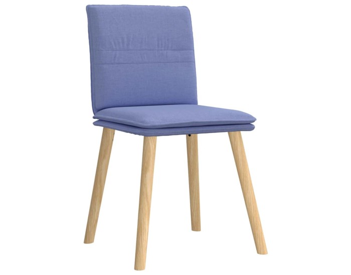 Sonata Scaune de sufragerie 6 buc țesătură Jeans Blue