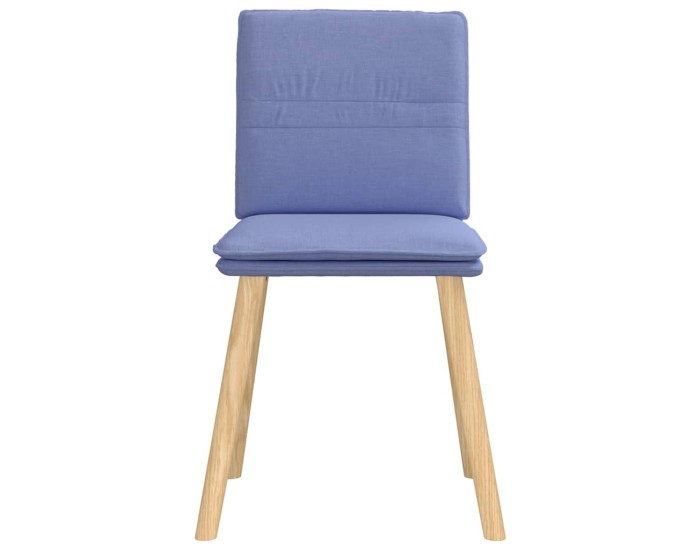 Sonata Scaune de sufragerie 6 buc țesătură Jeans Blue