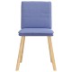 Sonata Scaune de sufragerie 6 buc țesătură Jeans Blue