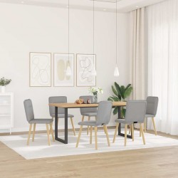 Sonata H Трапезни столове, 6 бр, облачно сиви, текстил - Scaune de dining