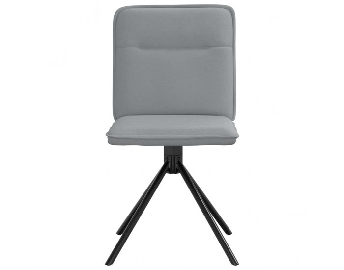 Sonata H Трапезни столове, 6 бр, светлосиви, плат