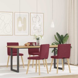 Sonata H Трапезни столове, 4 бр, виненочервени, текстил - Scaune de dining