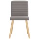 Sonata Scaune de sufragerie, 4 buc., gri taupe, material textil