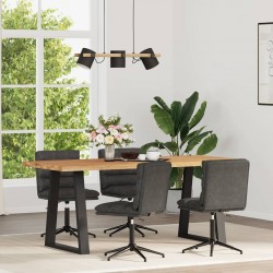 Sonata H Tрапезни столове, 4 бр, черни, изкуствена кожа - Scaune de dining