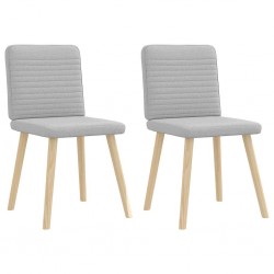 Sonata H Трапезни столове 2 бр Cloud сив плат - Scaune de dining