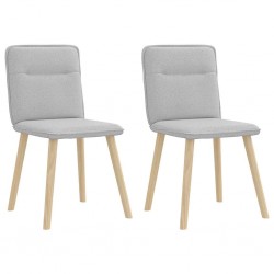 Sonata H Трапезни столове 2 бр Cloud сив плат - Scaune de dining