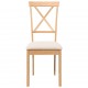 Sonata H Трапезни столове с възглавници 2 бр масивна дървесина гума