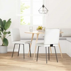 Sonata H Трапезни столове, 2 бр, бели, изкуствена кожа - Scaune de dining