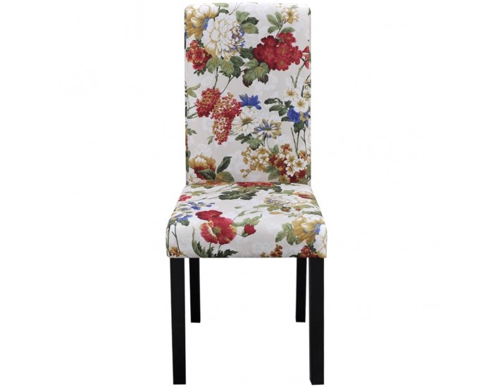 Sonata H Трапезни столове, 4 бр, многоцветни, текстил
