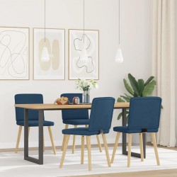 Sonata H Трапезни столове, 4 бр, сини, текстил - Scaune de dining