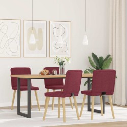 Sonata H Трапезни столове, 4 бр, виненочервени, текстил - Scaune de dining