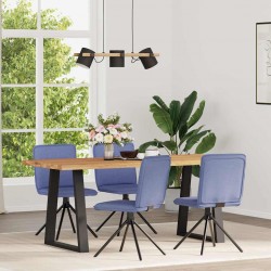 Sonata H Трапезни столове, 4 бр, дънково сини, текстил - Scaune de dining