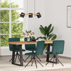 Sonata H Трапезни столове, 4 бр, тъмнозелени, плат - Scaune de dining