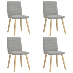 Sonata H Трапезни столове, 4 бр, облачно сиви, текстил - Scaune de dining