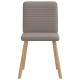 Sonata Scaune de sufragerie, 6 buc., gri taupe, material textil