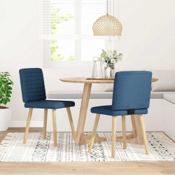 Sonata H Трапезни столове, 2 бр, сини, текстил - Scaune de dining