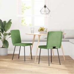 Sonata H Трапезни столове, 2 бр, светлозелени, кадифе - Scaune de dining