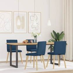 Sonata H Трапезни столове, 4 бр, сини, текстил - Scaune de dining