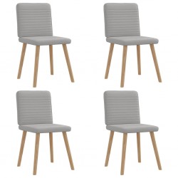 Sonata H Трапезни столове, 4 бр, облачно сиви, текстил - Scaune de dining