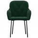 Sonata H Трапезни столове, 2 бр, тъмнозелени, кадифе
