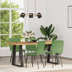 Sonata H Трапезни столове, 4 бр, светлозелени, кадифе - Scaune de dining