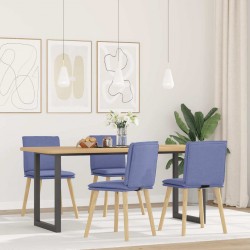Sonata H Трапезни столове, 4 бр, дънково сини, текстил - Scaune de dining