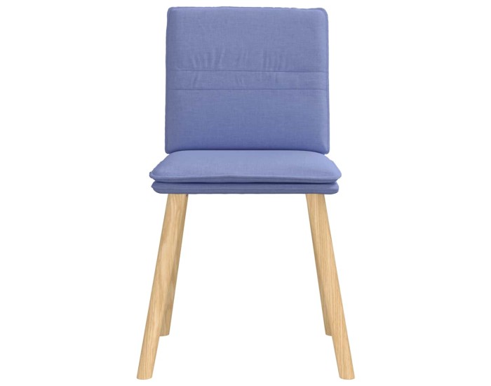 Sonata Scaune de sufragerie 4 buc țesătură Jeans Blue