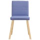 Sonata Scaune de sufragerie 4 buc țesătură Jeans Blue