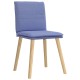 Sonata Scaune de sufragerie 4 buc țesătură Jeans Blue