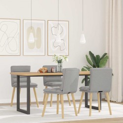 Sonata H Трапезни столове, 4 бр, облачно сиви, текстил - Scaune de dining