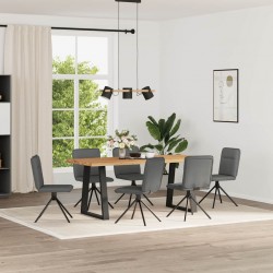 Sonata H Трапезни столове, 6 бр, тъмносиви, текстил - Scaune de dining