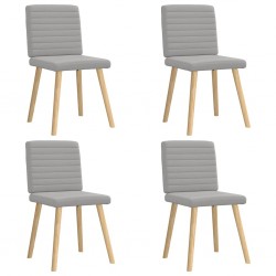Sonata H Трапезни столове, 4 бр, облачно сиви, текстил - Scaune de dining