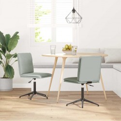 Sonata H Трапезни столове, 2 бр, светлосиви, кадифе - Scaune de dining