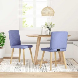 Sonata H Трапезни столове, 2 бр, дънково сини, текстил - Scaune de dining