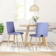 Sonata Scaune de sufragerie 2 buc țesătură Jeans Blue