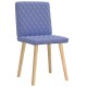 Sonata Scaune de sufragerie 2 buc țesătură Jeans Blue