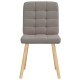 Sonata Scaune de bucătărie, 2 buc., gri taupe, material textil