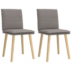 Sonata H Трапезни столове, 2 бр, таупе, текстил - Scaune de dining