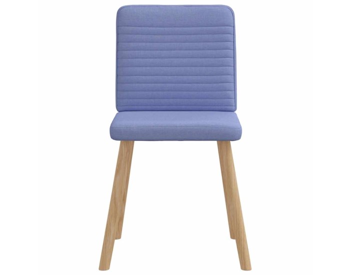 Sonata Scaune de sufragerie 6 buc țesătură Jeans Blue