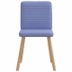 Sonata Scaune de sufragerie 6 buc țesătură Jeans Blue