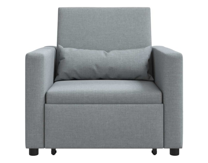 Sonata Canapea extensibilă single Gri deschis 90 x 165 x 87 cm