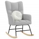 Sonata H люлеещ се стол Cloud Grey Fabric